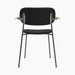Co Task Chair, Fully Upholstered, w/armrest, Black base - Sierra 1001