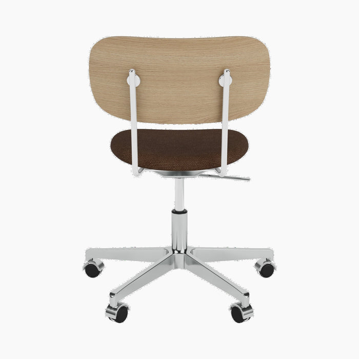 Co Task Chair, Seat Upholstered, Aluminium base - Audo Bouclé 07