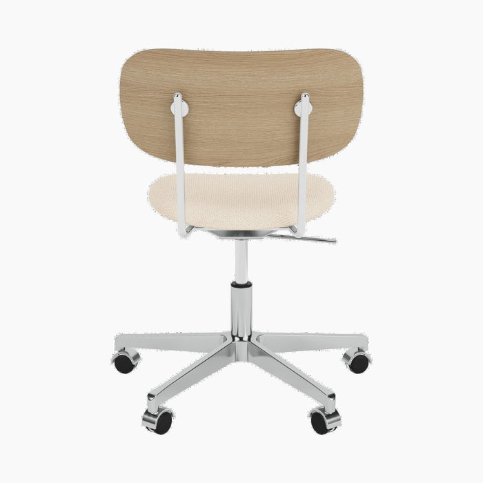 Co Task Chair, Seat Upholstered, Aluminium base - Logan Jasmine