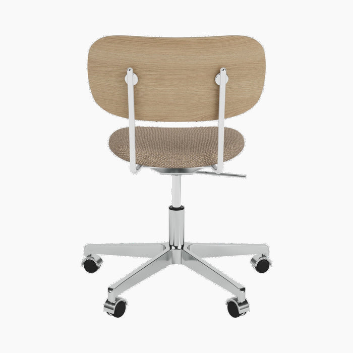 Co Task Chair, Seat Upholstered, Aluminium base - Logan Flint