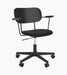 Co Task Chair, Seat Upholstered, Black base - Sierra 1001