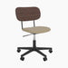 Co Task Chair, Seat Upholstered, Black base - Audo Bouclé 02