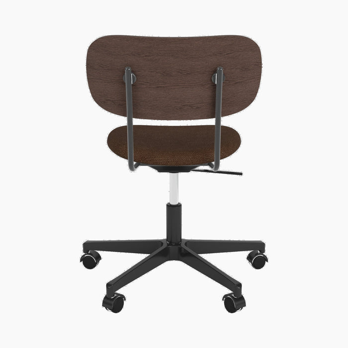 Co Task Chair, Seat Upholstered, Black base - Audo Boucle 07