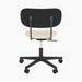 Co Task Chair, Seat Upholstered, Black base - Logan Jasmine