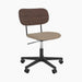 Co Task Chair, Seat Upholstered, Black base - Logan Flint