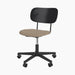Co Task Chair, Seat Upholstered, Black base - Logan Flint