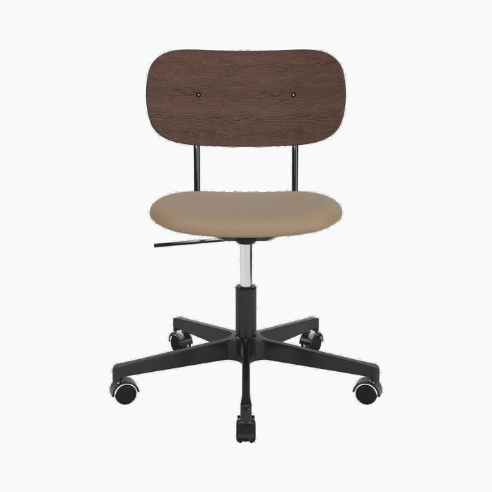 Co Task Chair, Seat Upholstered, Black base - Sierra 1611