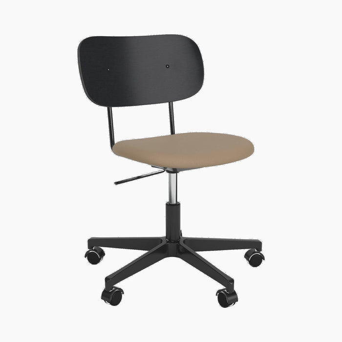 Co Task Chair, Seat Upholstered, Black base - Sierra 1611