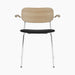 Co Task Chair, Seat Upholstered w/armrest, Aluminium base - Sierra 1001