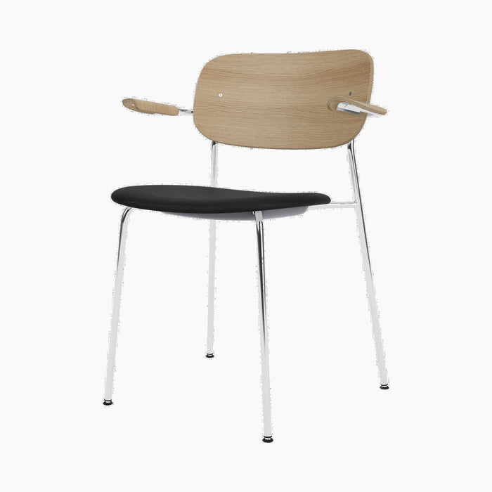 Co Task Chair, Seat Upholstered w/armrest, Aluminium base - Sierra 1001