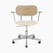 Co Task Chair, Seat Upholstered w/armrest, Aluminium base - Logan Jasmine