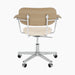 Co Task Chair, Seat Upholstered w/armrest, Aluminium base - Logan Jasmine