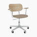 Co Task Chair, Seat Upholstered w/armrest, Aluminium base - Logan Flint