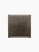 The Duomo Rug in Marble Grey. A square rug with a thin cream border and decorative vertical stripes on two edges.