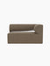 Eave Modular Sofa, 86, Corner 129. A top-down view of the right-hand corner piece upholstered in a textured brown fabric.