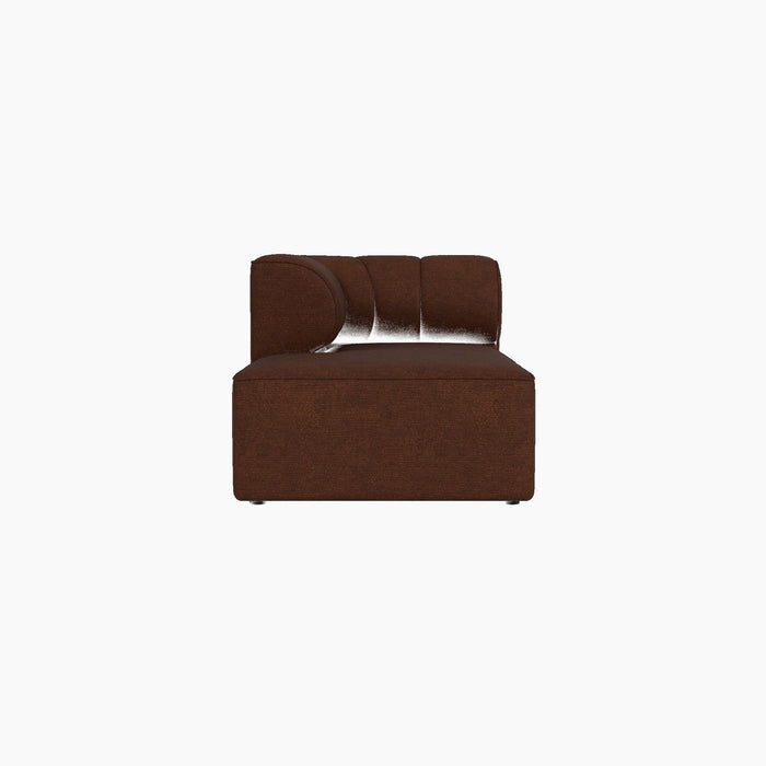 Eave Seamline Modular Sofa, 86, Chaise Longue - Audo Bouclé 08