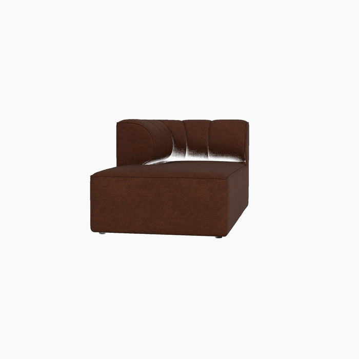 Eave Seamline Modular Sofa, 86, Chaise Longue - Audo Bouclé 08