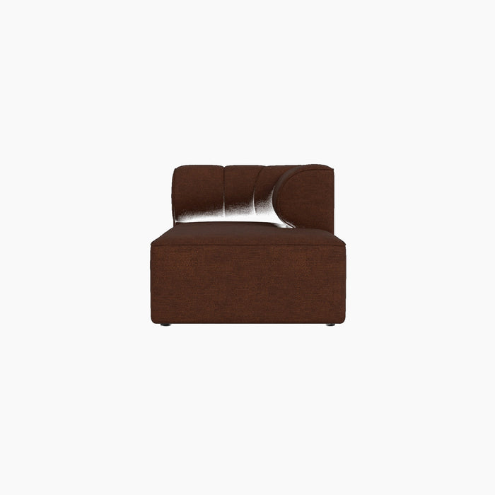 Eave Seamline Modular Sofa, 86, Chaise Longue - Audo Bouclé 08