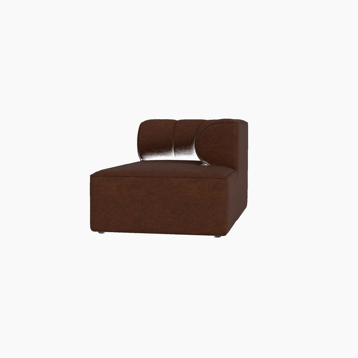 Eave Seamline Modular Sofa, 86, Chaise Longue - Audo Bouclé 08