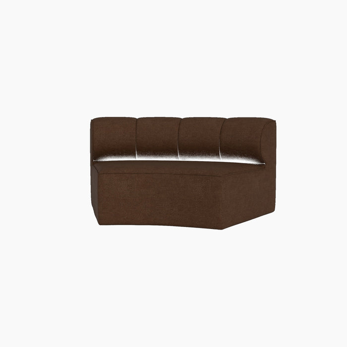 Eave Seamline Modular Sofa, 86, Concave, Open Section - Audo Bouclé 07