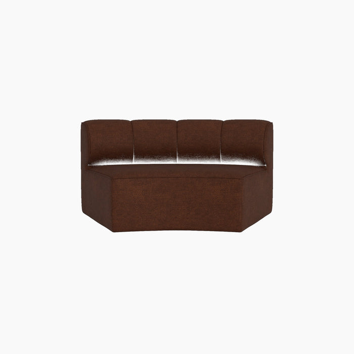 Eave Seamline Modular Sofa, 86, Concave, Open Section - Audo Bouclé 08