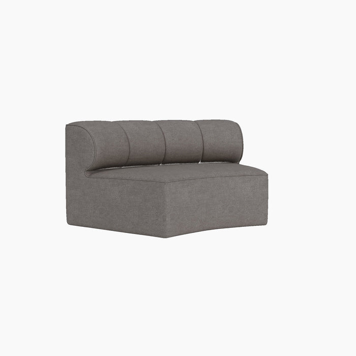 Eave Seamline Modular Sofa, 86, Concave, Open Section - Audo Bouclé 16