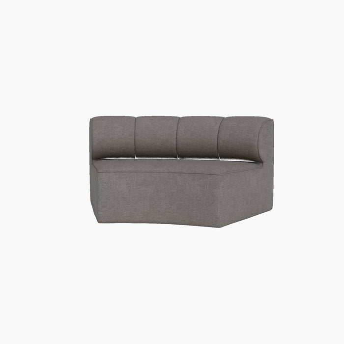 Eave Seamline Modular Sofa, 86, Concave, Open Section - Audo Bouclé 16