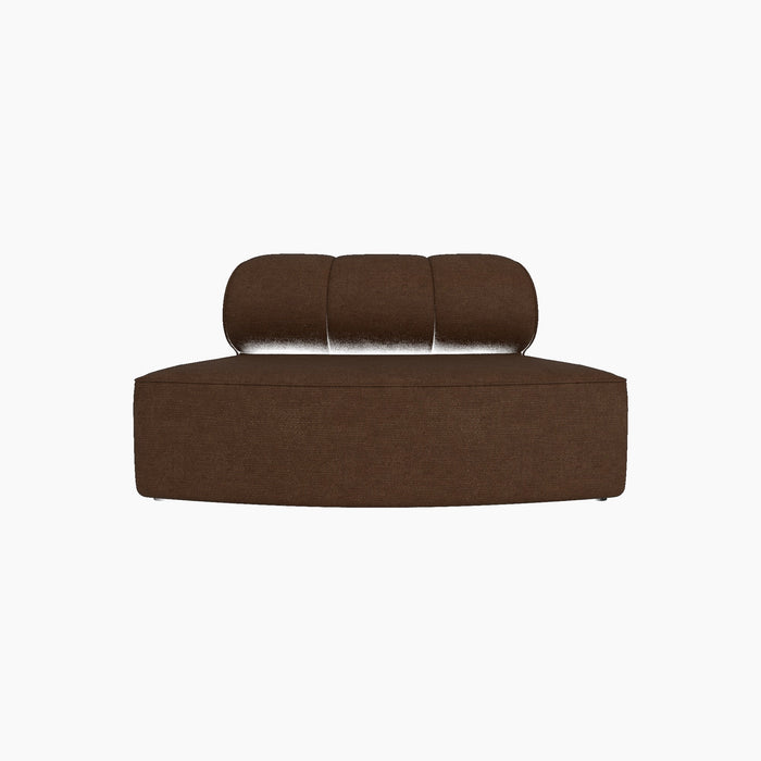 Eave Seamline Modular Sofa, 86, Convex Open Section - Audo Bouclé 07