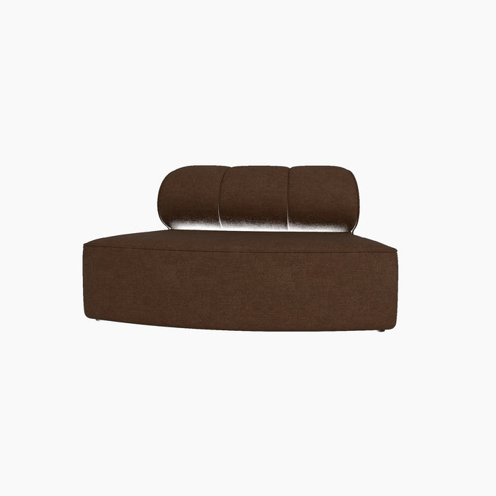 Eave Seamline Modular Sofa, 86, Convex Open Section - Audo Bouclé 07