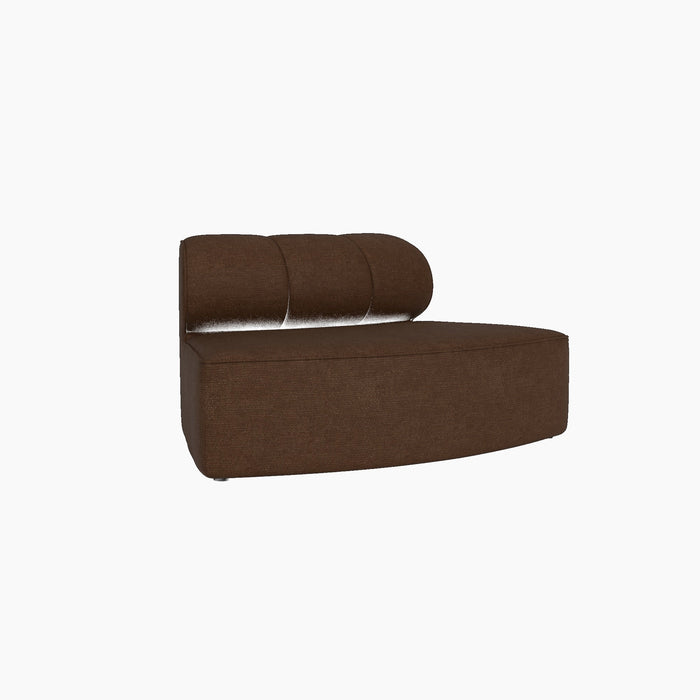 Eave Seamline Modular Sofa, 86, Convex Open Section - Audo Bouclé 07