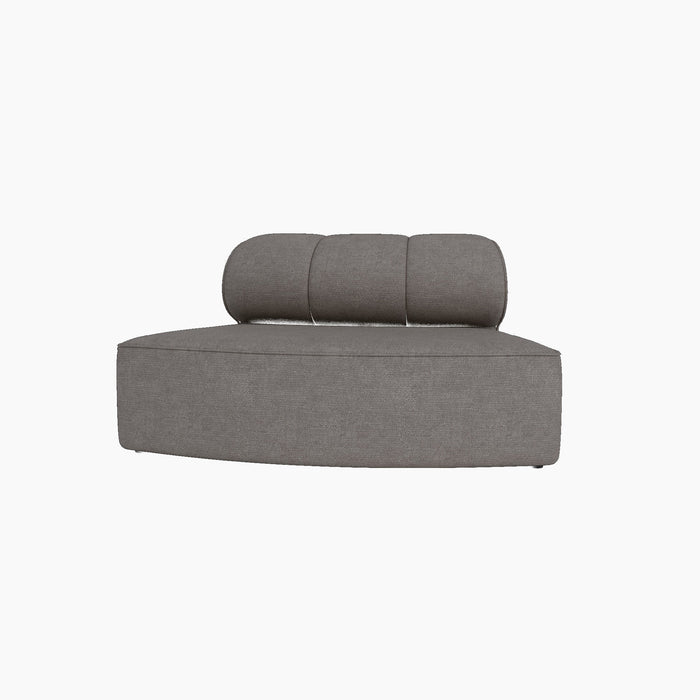 Eave Seamline Modular Sofa, 86, Convex Open Section - Audo Bouclé 16