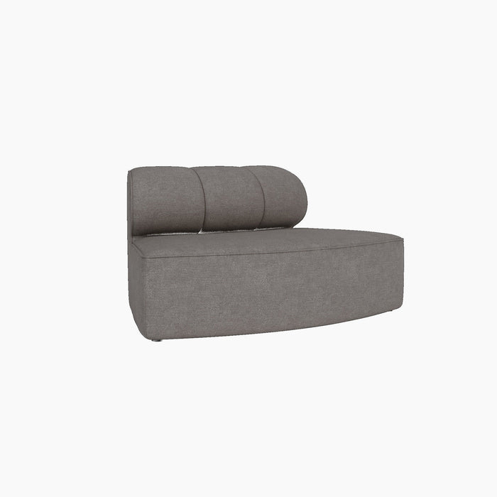 Eave Seamline Modular Sofa, 86, Convex Open Section - Audo Bouclé 16