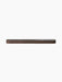 Audo CPH Échasse Shelf in dark oak, a long, thin wooden shelf with rounded corners, shown against a black background.