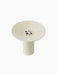 A high-angle view of the Hana Vase in Ashen. The image focuses on the wide, flared top which has a central insert with holes.