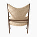 Knitting Lounge Chair, Sheepskin - Dark Stained Oak