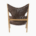 Knitting Lounge Chair, Sheepskin - Natural Oak