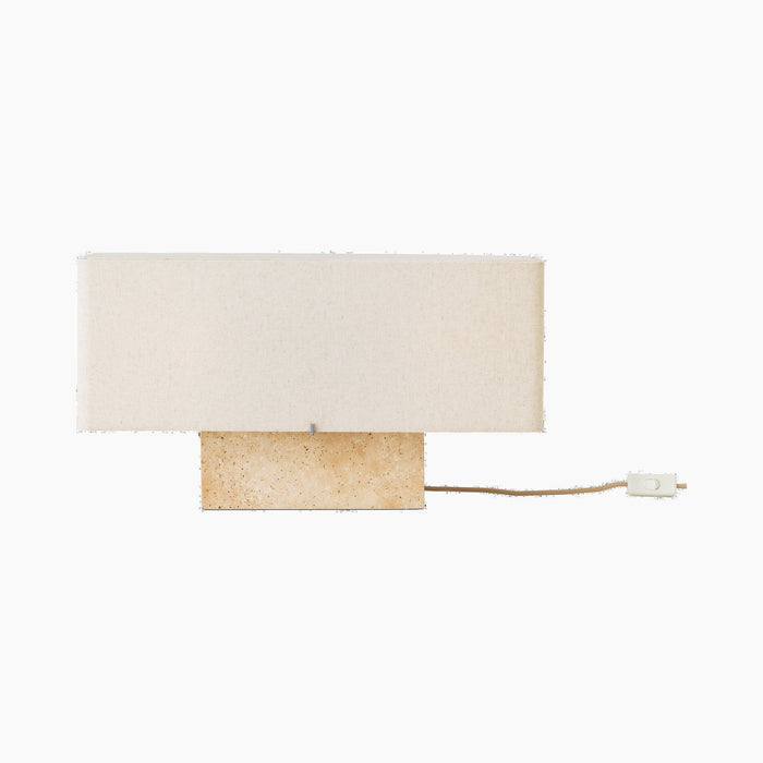 Nonna Table Lamp, Travertine - H30