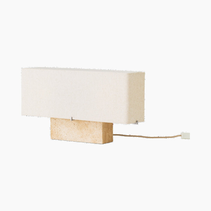 Nonna Table Lamp, Travertine - H30