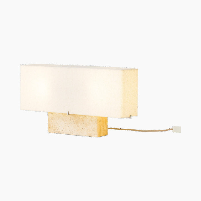 Nonna Table Lamp, Travertine - H30