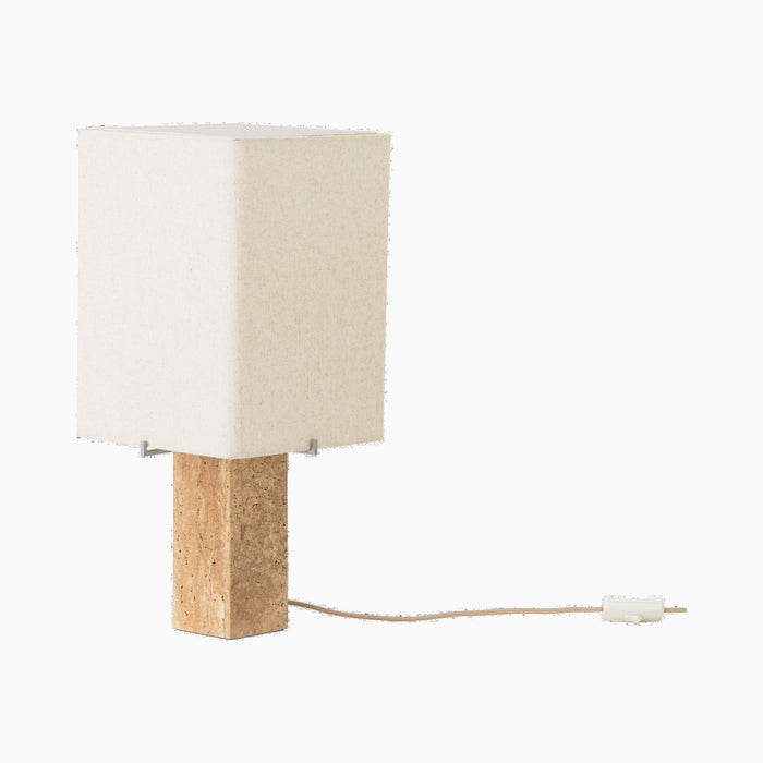 Nonna Table Lamp, Travertine - H49