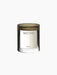 The Olfacte Scented Candle in Wet Ink, in a dark smoked glass jar with a minimalist white label on a black background.