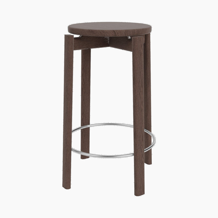 Passage Counter Stool - Dark Stained Oak