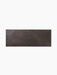 Top-down view of the Plinth Bridge tabletop in Grey Kendzo marble, with its rich dark grey colour and intricate veining.
