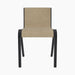 Ready Dining Chair, Front Upholstered - Black Oak