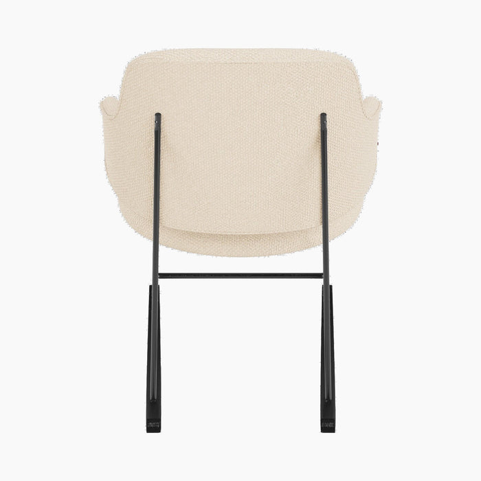 The Penguin Rocking Chair, Fully Upholstered - Logan Jasmine