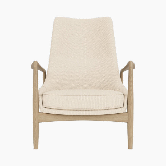 The Seal Lounge Chair, High Back - Logan Jasmine