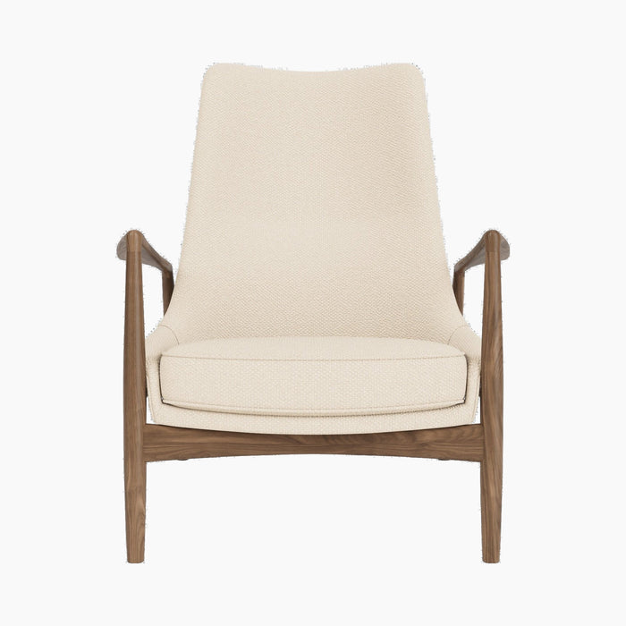 The Seal Lounge Chair, High Back - Logan Jasmine