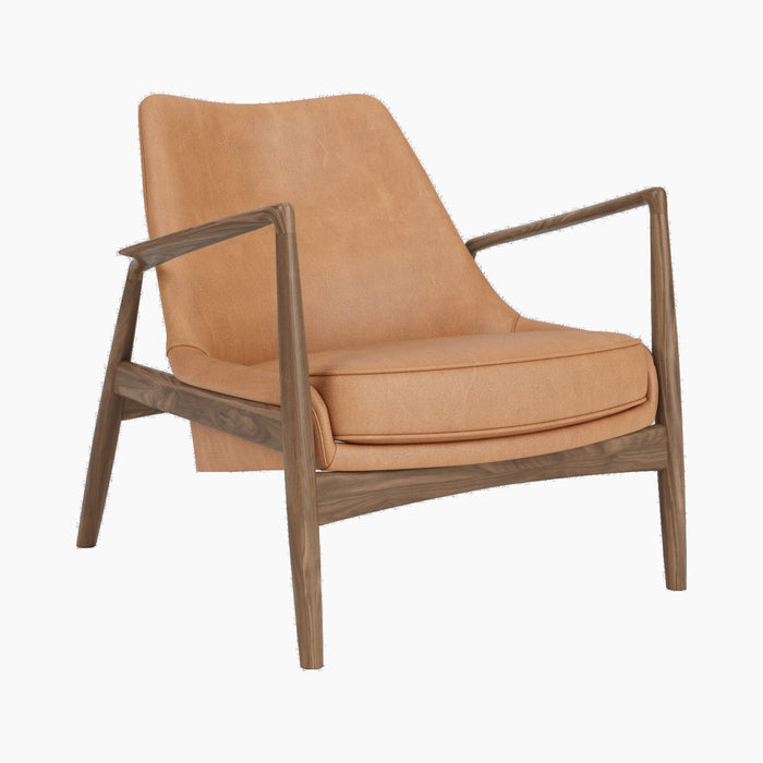 The Seal Lounge Chair, Low Back - Dunes Camel 21004