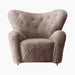 The Tired Man Lounge Chair, Sheepskin - Sheepskin Sahara