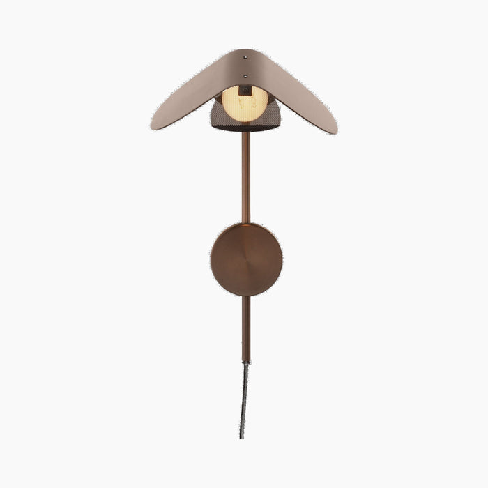Wing Wall Lamp - Bronzed Aluminium